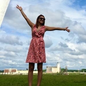 Kate Spade silk wrap dress